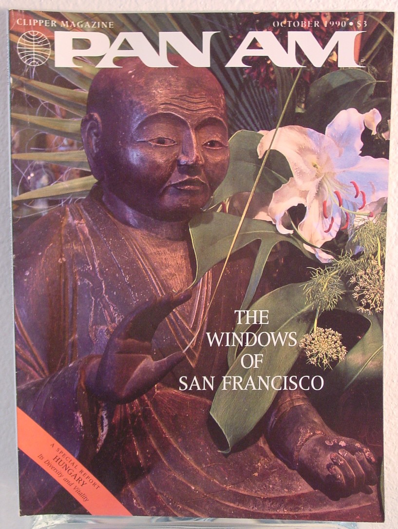 1990 October, Clipper in-flight Magazine with a cover story on San Francisco.